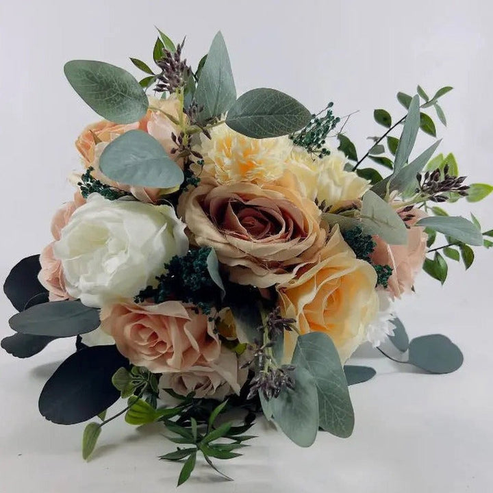 Peach Bridal Bouquet