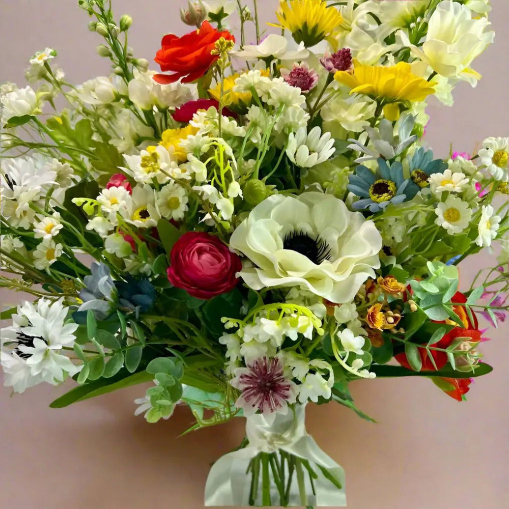 Spring Wild Flower Bridal Bouquet Claire De Fleurs