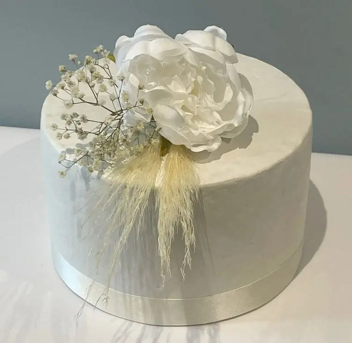 White Peony Flower Cake Flowers Claire De Fleurs