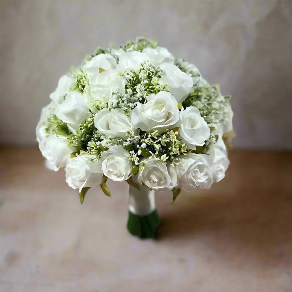 Bridal Package White Rose Claire De Fleurs
