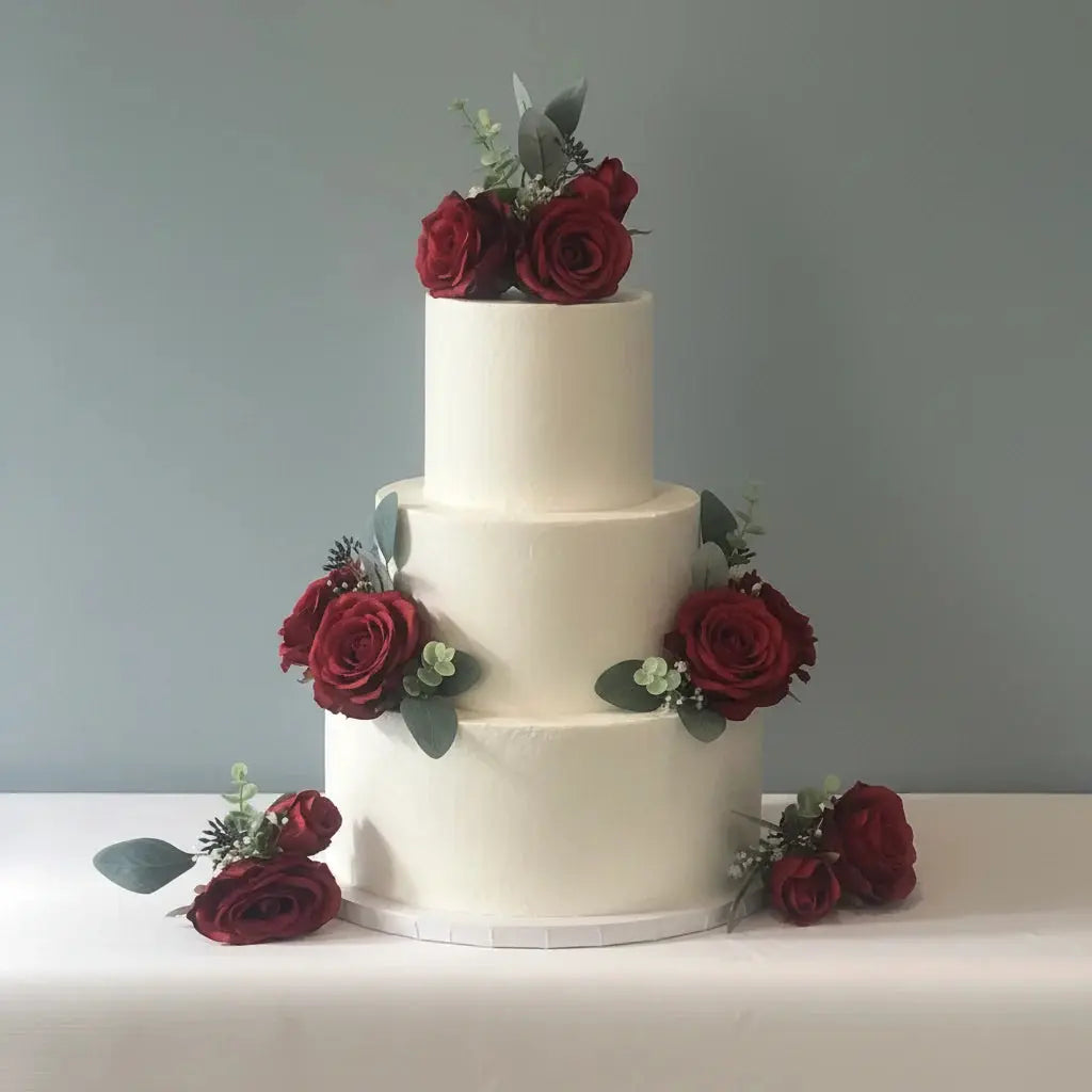 Decorate Your Cake With Artificial Flowers Claire De Fleurs