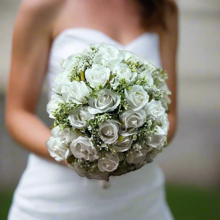 Bridal Package White Rose Claire De Fleurs