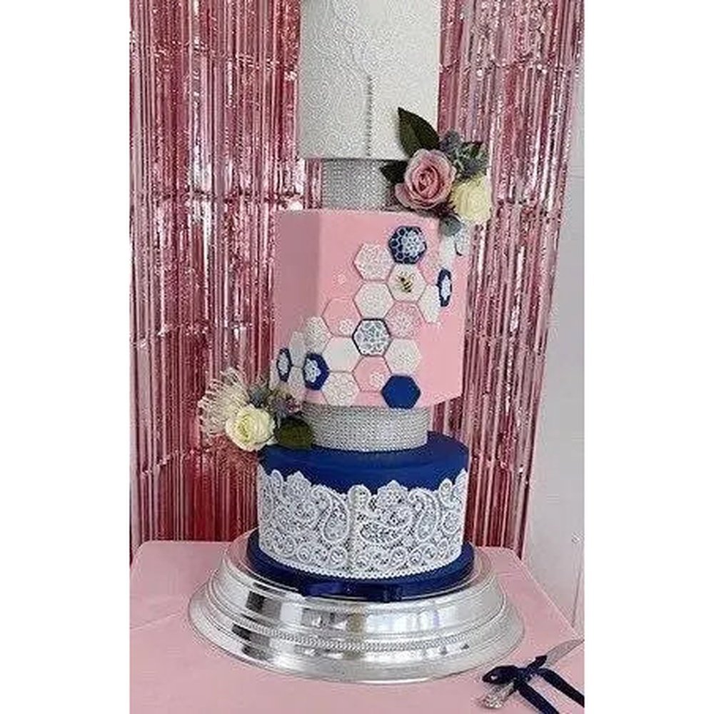 Dusky Pink Rose Cake Toppers - Artificial Flowers | Claire De Fleurs