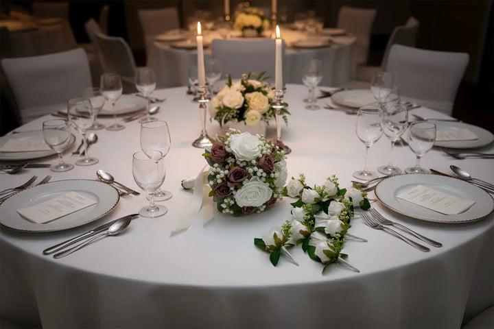 Dusty Pink Artificial Bridal bouquet Claire De Fleurs