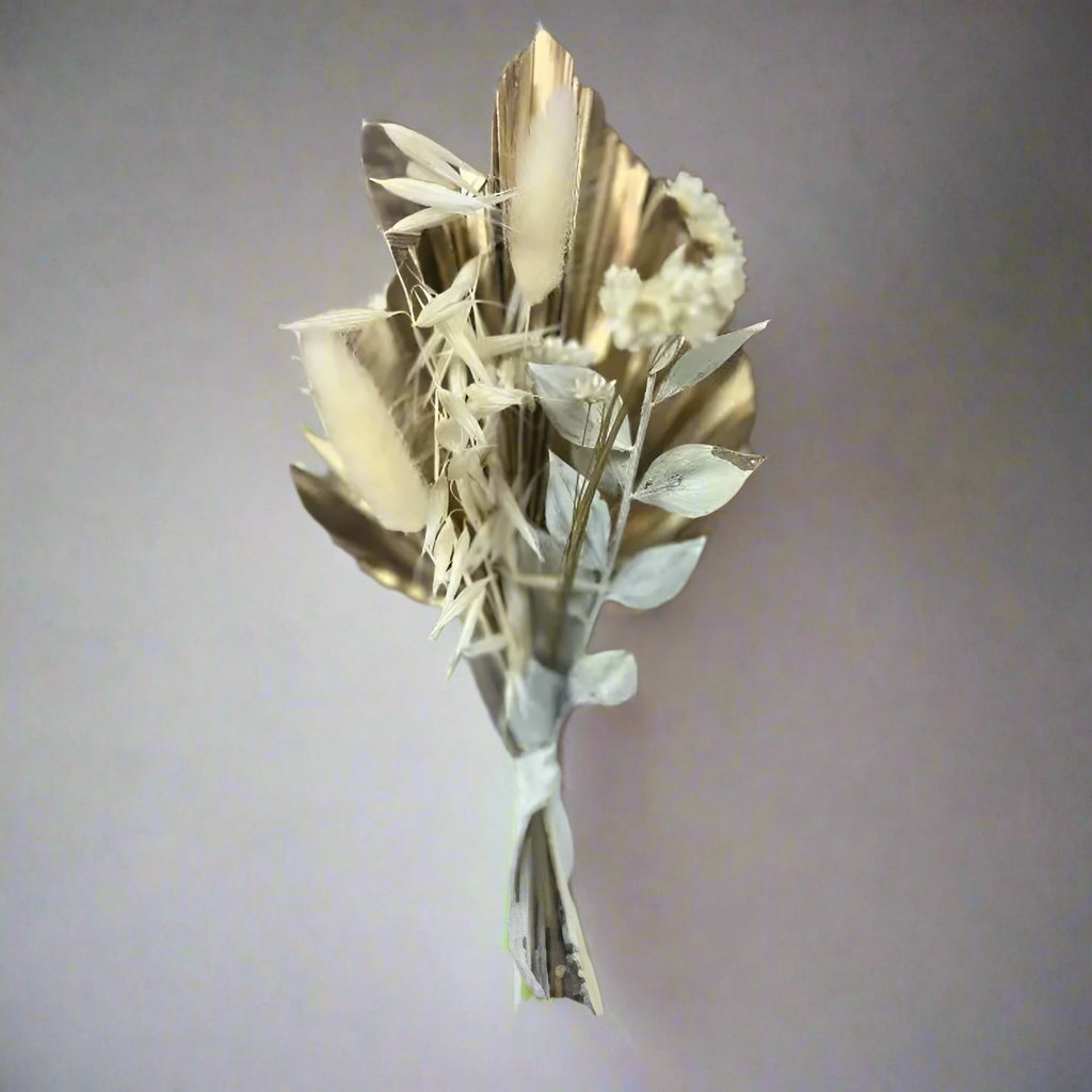 Gold Dried Flower Cake Topper Cake Decoration Claire De Fleurs