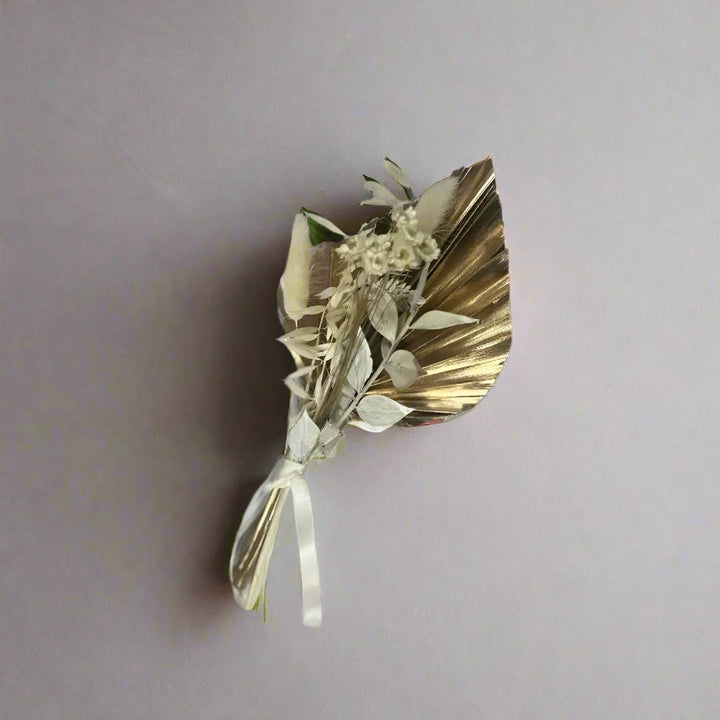 Gold Dried Flower Cake Topper Cake Decoration Claire De Fleurs
