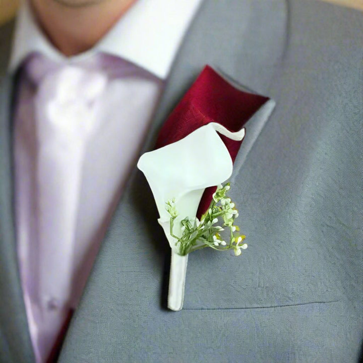 Luxury White/Ivory Calla Lily Brides Wedding Flower Bouquet Claire De Fleurs