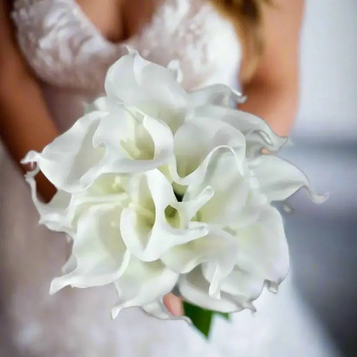 Lily Artificial Bridal Bouquet Package Claire De Fleurs