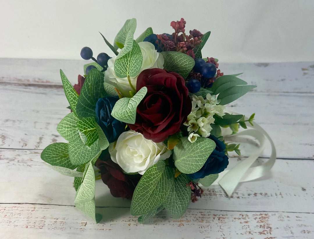 Navy and Burgundy Wedding Theme Rose Wedding Collection Claire De Fleurs