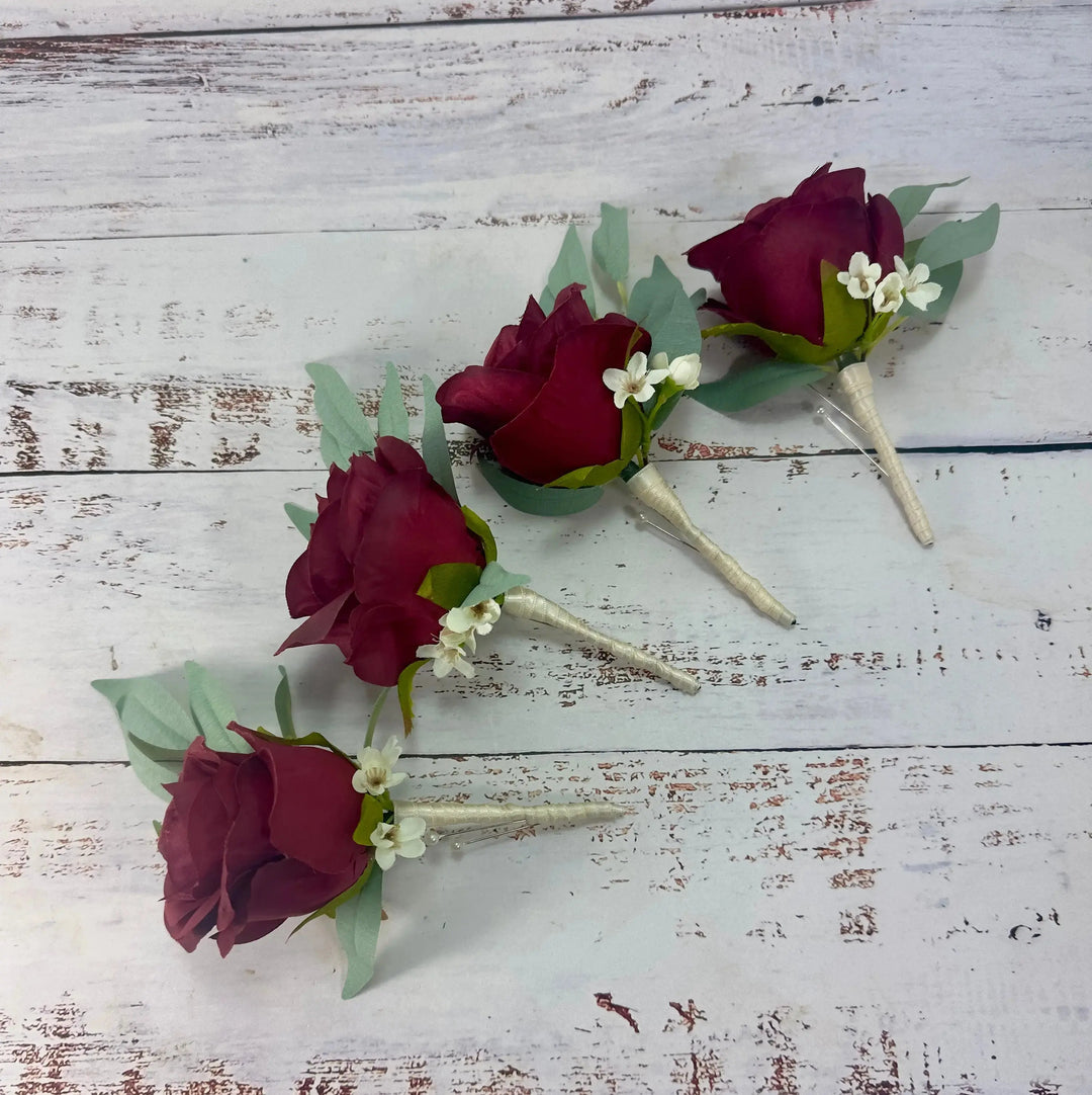 Navy and Burgundy Wedding Theme Rose Wedding Collection Claire De Fleurs