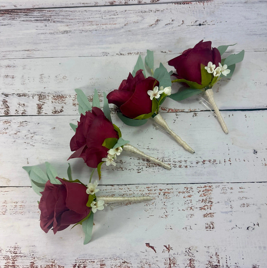 Navy and Burgundy Wedding Theme Rose Wedding Collection Claire De Fleurs