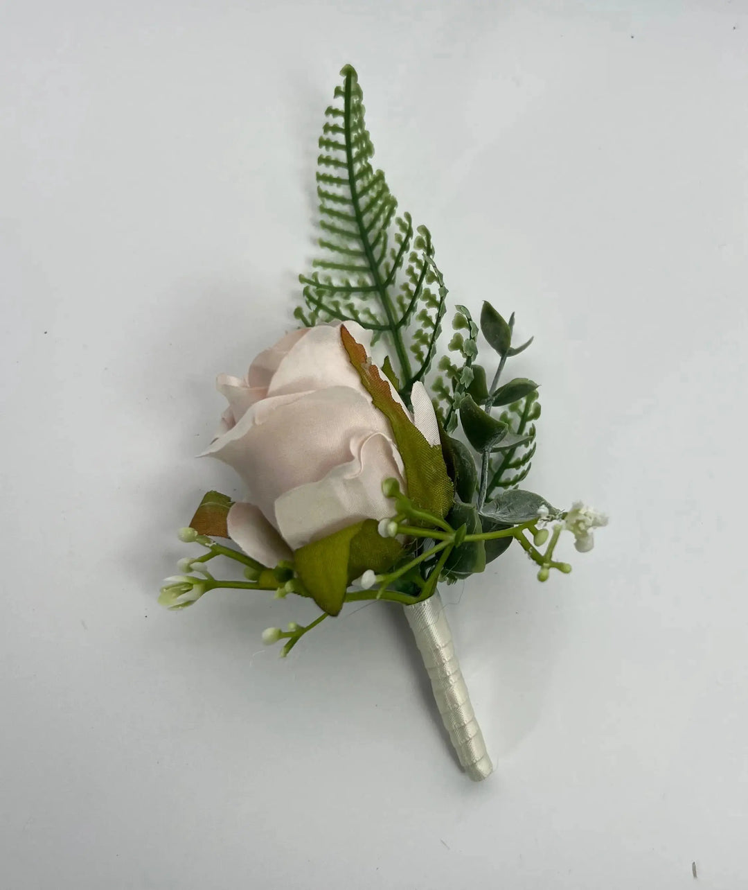 Peach, Nude And White Rose Artificial Wedding Bouquet Package Claire De Fleurs