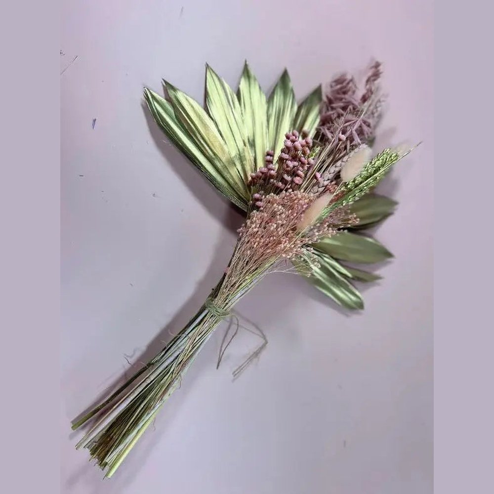 Pink And Gold  Palm Bunch Claire De Fleurs