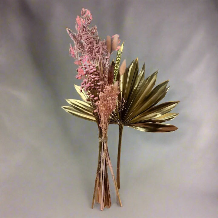 Pink And Gold  Palm Bunch Claire De Fleurs