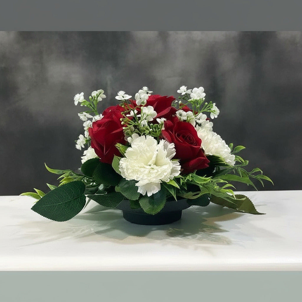 Red Funeral Tribute Claire De Fleurs