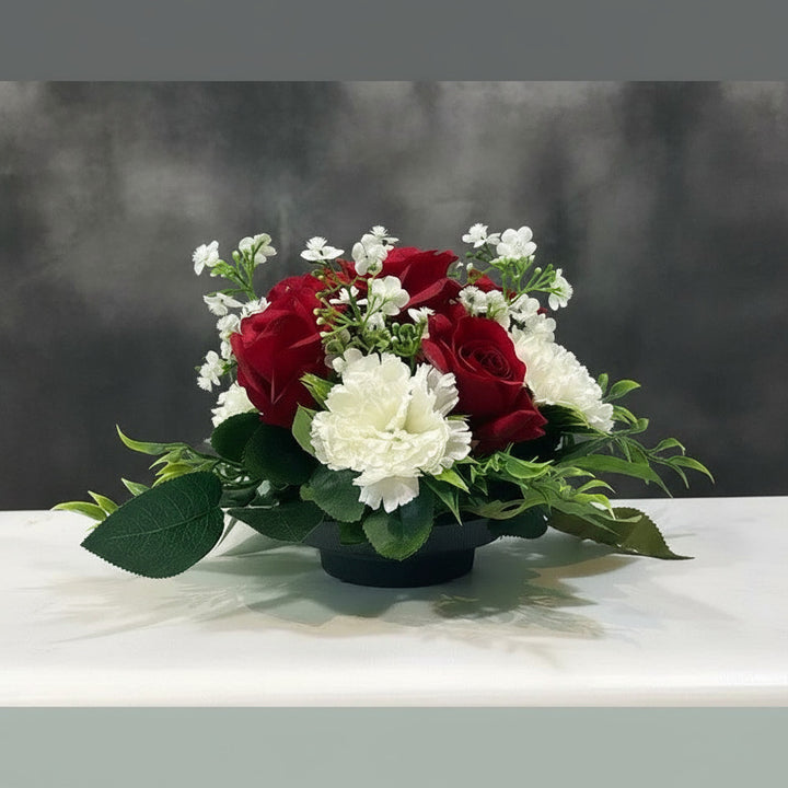 Red Funeral Tribute Claire De Fleurs