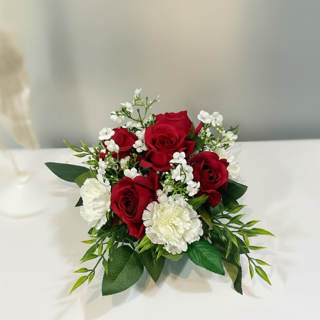 Red Funeral Tribute Claire De Fleurs