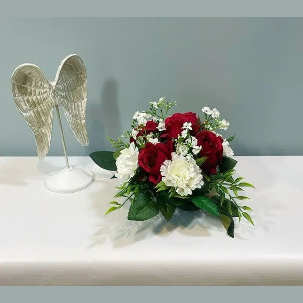 Red Funeral Tribute Claire De Fleurs