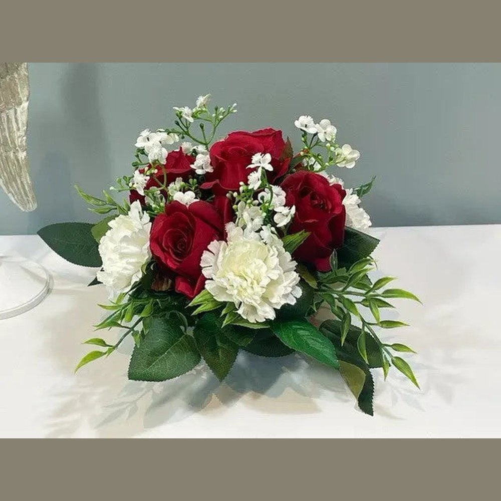 Red Funeral Tribute Claire De Fleurs