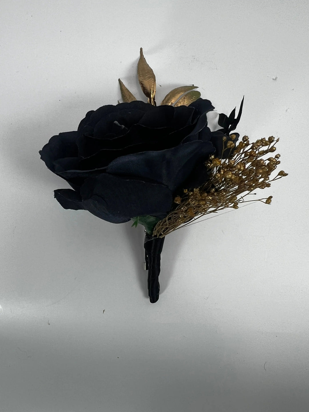 Red, Black And Gold Wedding Bouquet Claire De Fleurs