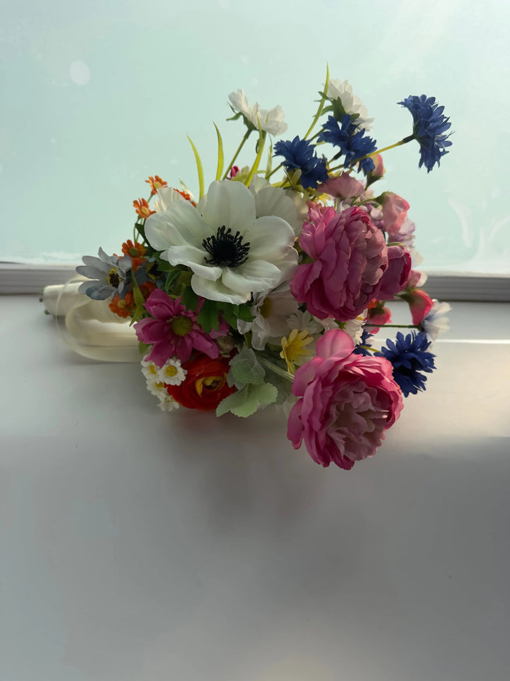 Spring Wild Flower Bridal Bouquet Claire De Fleurs
