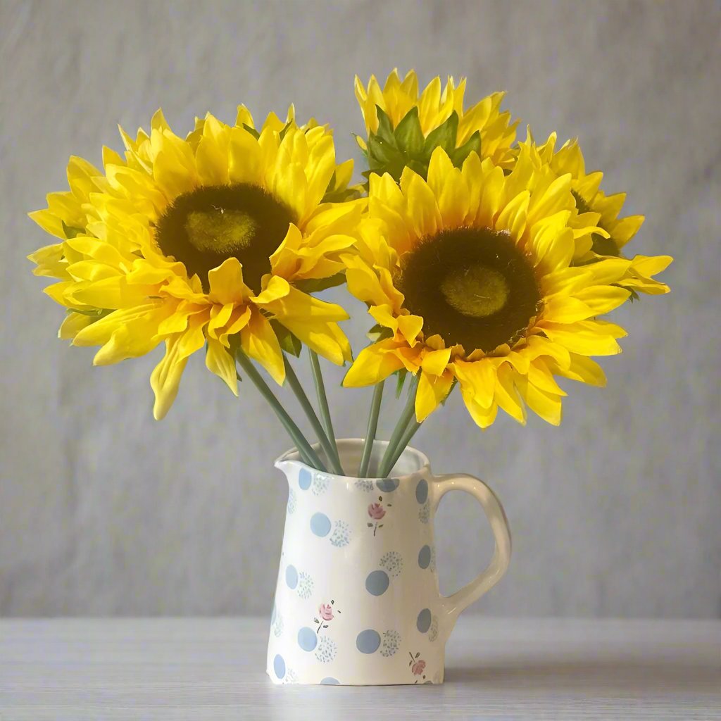 7 Stems Of Sunflowers - Artificial Flowers | Claire De Fleurs