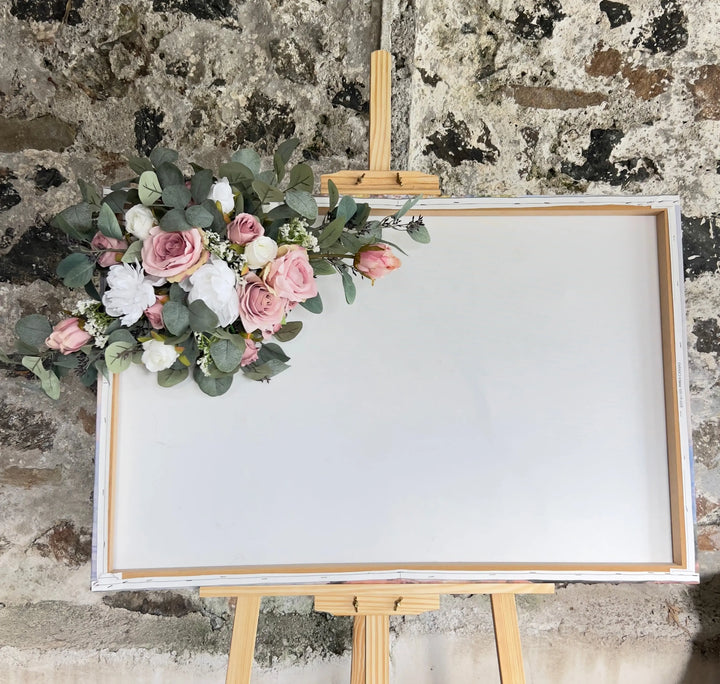 Welcome sign Arrangement Swag Claire De Fleurs