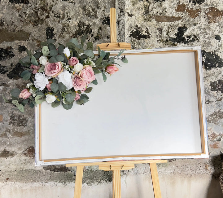 Welcome sign Arrangement Swag Claire De Fleurs