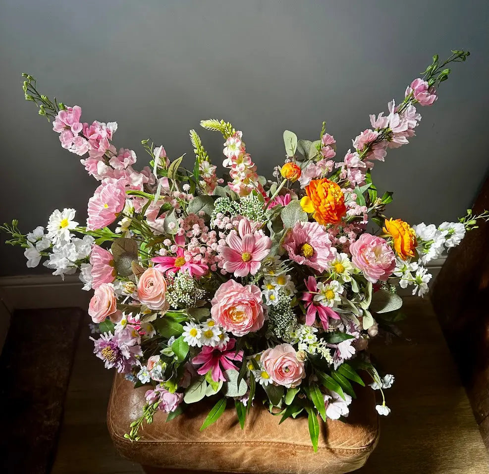 Wildflower Top Table Arrangement /Floor Arrangement – 2ft Length Claire De Fleurs